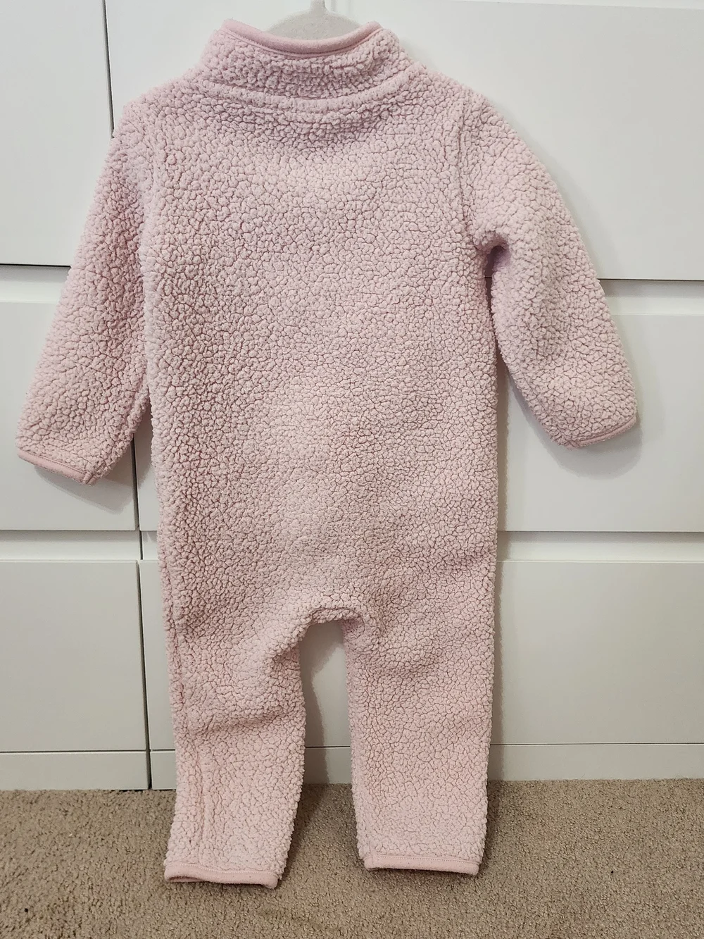 Carter's 18M Light Pink Sherpa One-Piece Footie Pajamas